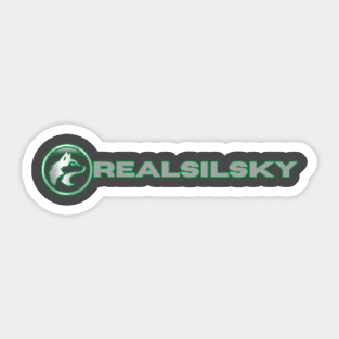 realSILSKY (green outline) Sticker